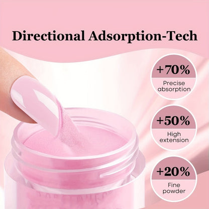 Dip Powder Nail Kit with NOCIS Label, Four Nude Gray Pink Powders, Three 10ml Liquids and Four Tools