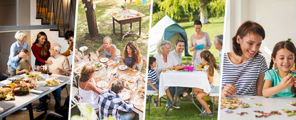 Round Bi-Fold Table in 4-Foot or 5-Foot Diameter with One-, Two- or Four-Table Pack Options