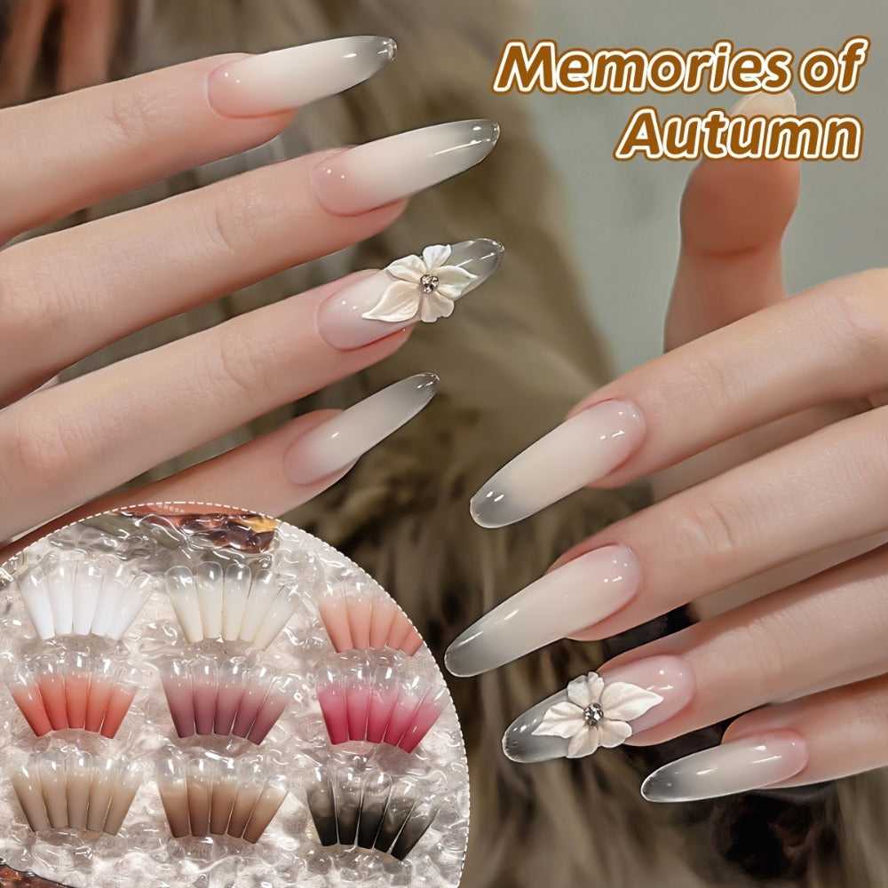 Gel Nail Polish Set with MORDDA Label, 9 Gradient Colors in the Yi Qiu Ci Nine-Grid Palette