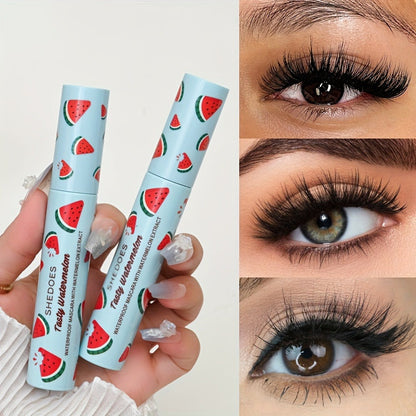 Waterproof Mascara 2 Pack Watermelon — Lengthening Curling & Thickening Formula, Natural Lash Extension, Long-Lasting Smudge-Proof, Beginner-Friendly Eye Makeup for Women
