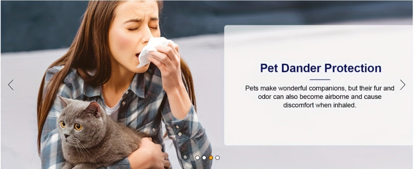 Air Purifier with HEPA Filter, 1095 Sq Ft Coverage, PM2.5 Display, Air Sensor, Auto Mode and Timer