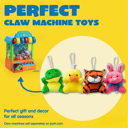 Mini Animal Plush Toy Assortment 72 Pack Bulk – 2.5-3 Inch Stuffed Animals for Party Favors, Carnival Prizes, Classroom Rewards & Stocking Stuffers, 72 Unique Designs No Duplicates