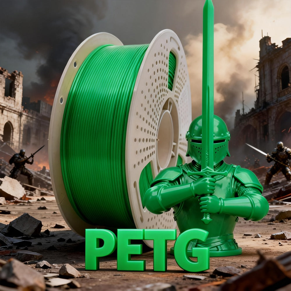3D Printer Filament PETG 1.75mm 1kg Vacuum-Packed Spool with Nine Color and Finish Options