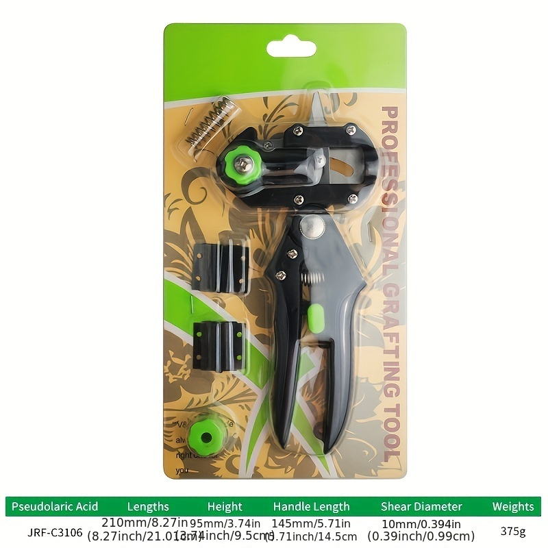 Hand Grafting and Pruning Shears with High-Carbon Steel Selection, V, Omega and U Blade Profiles