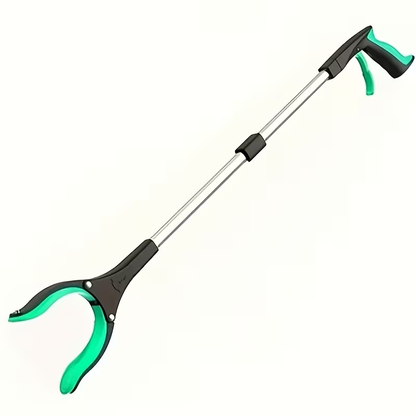 Foldable Grabber Reacher 32-Inch Heavy Duty with Extendable Arm & Anti-Slip Grip - Portable Lightweight Reach Tool for Elderly, Disabled, Home, Office & Outdoor Hard-to-Reach Areas, Ceiling & Shelves