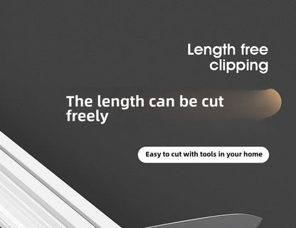 Flexible Curtain Rail Track – Bendable PVC Ceiling Mount Curtain Rod for Bay Window, Bathroom & Home Decor, Trim-to-Fit Monorail Curtain Track System