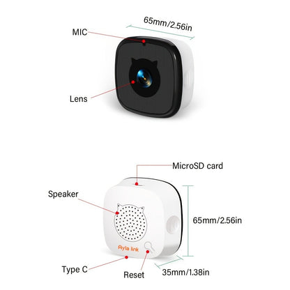 Security Camera 3MP Window Model with Dual-Band WiFi, Full-Color Night Vision and 1, 2 or 4-Pack Options