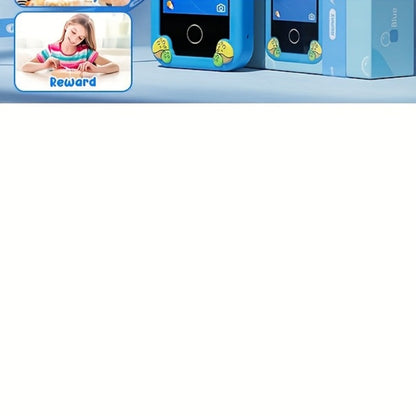 Kids Toy Mobile Phone with Dual Cameras, Touchscreen & MP3 Player – Educational Toy with Games, Alarm Clock & USB Charging, Birthday & Christmas Gift for Boys & Girls