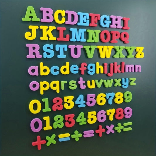 Magnetic Letters and Numbers for Kids 79-Piece Colorful Alphabet Fridge Magnets – Educational Spelling Counting Learning Toy for Toddlers Boys Girls Ages 3+, Preschool Kindergarten Classroom Home Gift