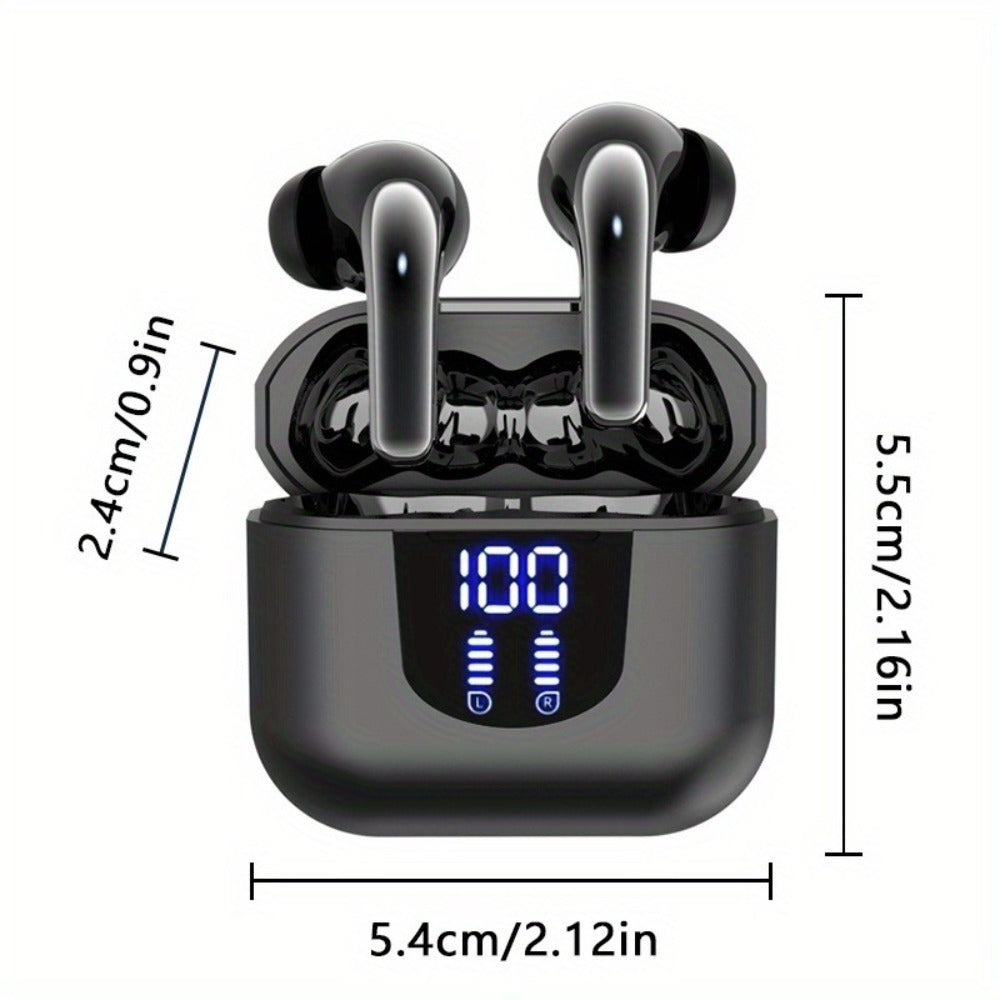 True Wireless Earbuds Sport In-Ear Set with Digital Battery Display, Touch Controls and Four Color Options