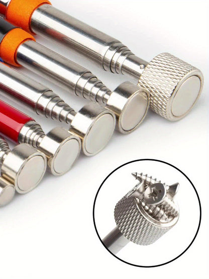 Telescoping Magnetic Pickup Tool Set with Three Bundle Configurations, Strength Labels, Tray or Inspection Mirror