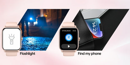 Smartwatch – with Built-in Alexa FAWEIO 1.8" HD Touch Screen, Bluetooth Calling, 100+ Sport Modes, Fitness Tracker Heart Rate Sleep…