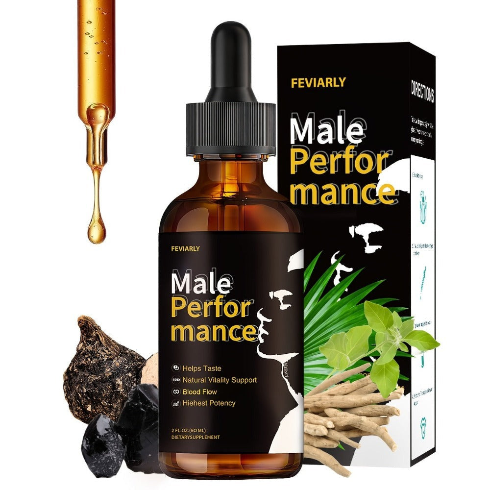 Feviarly Liquid Dietary Supplement Drops in Amber Bottles with Dropper Closures and One-, Two- or Three-Bottle Options