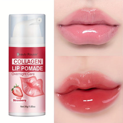 30 g Clear Lip Pomade in Single Checkout Option for Day or Night Lip Care and Glossy-Finish Routines