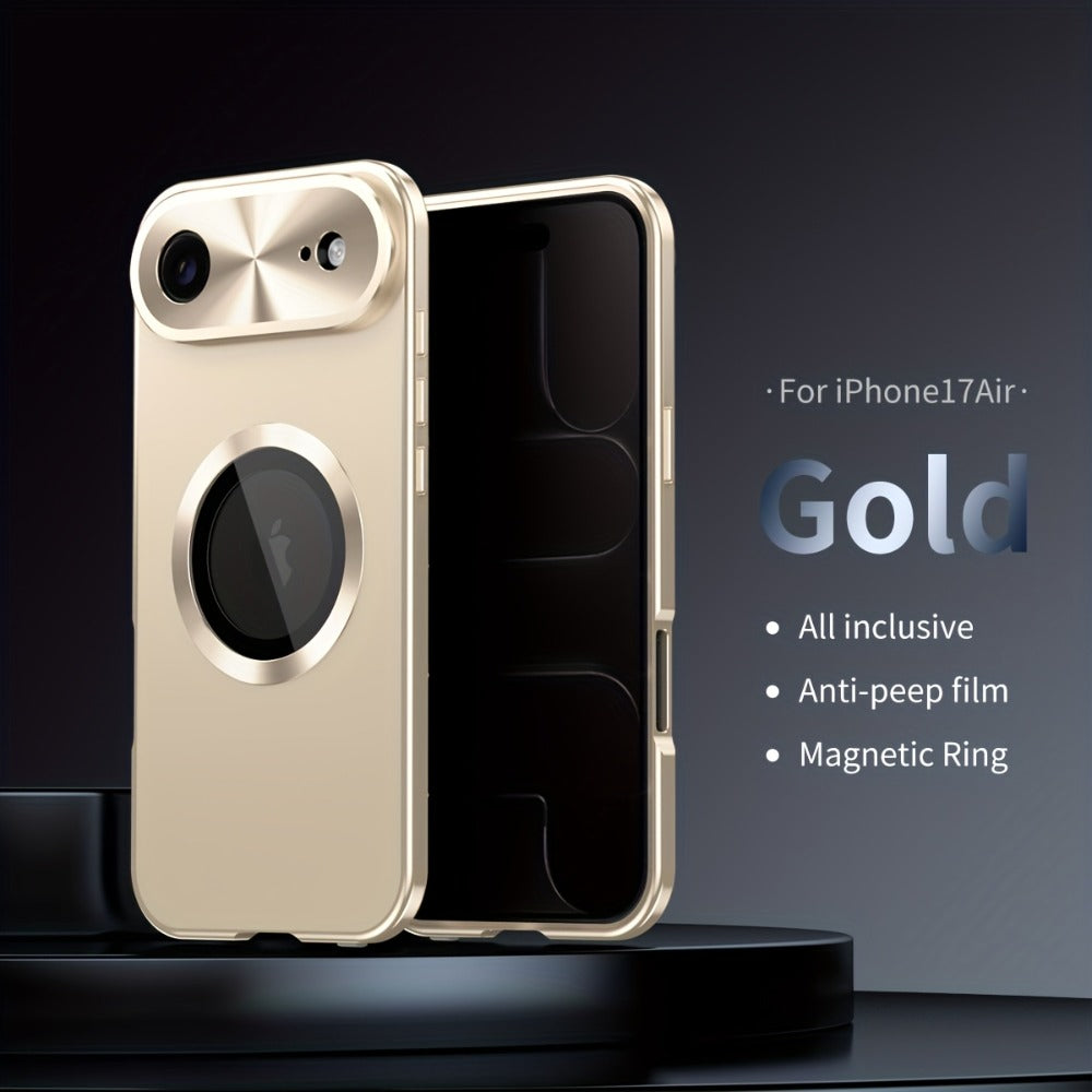 Two-Piece Privacy-Panel Magnetic iPhone Case with Camera Protection in 24 Model and Color Options