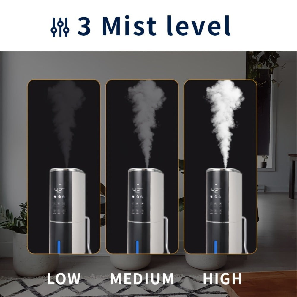 Humidifier 9L Top-Fill Cool Mist Tower with Smart Humidity Control, Sleep Mode and 600-Square-Foot Listing