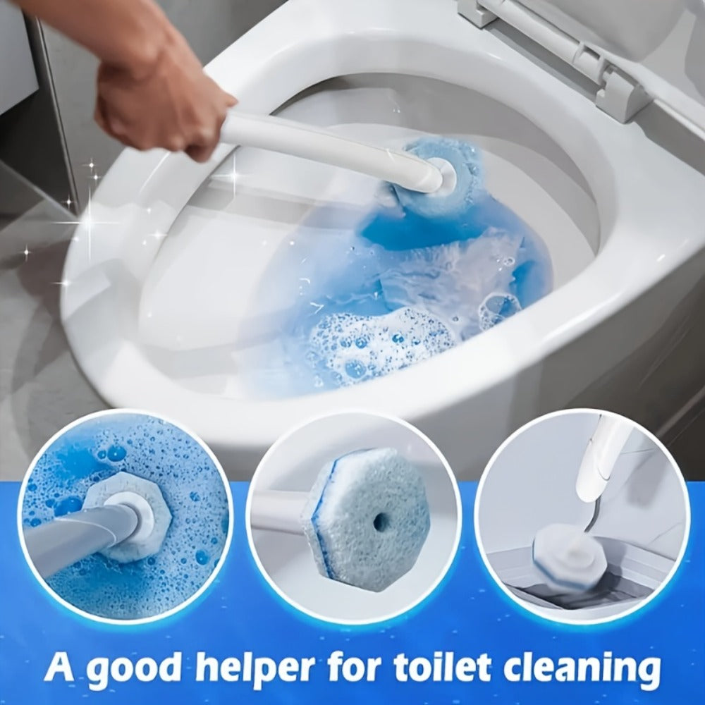 Disposable Toilet Brush Refill Heads in 18, 48 or 100 Count Packs for Compatible Toilet Cleaning Wands