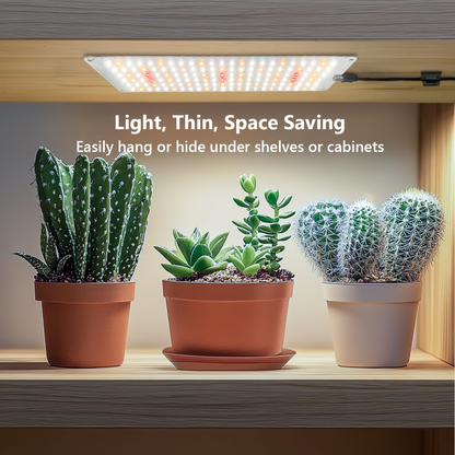 540 LED Grow Light Panel Full Spectrum | 3 Lighting Modes 10 Dimmable Levels 3 Timer Settings Under Cabinet | Indoor Plant Light 2 or 4 Pack