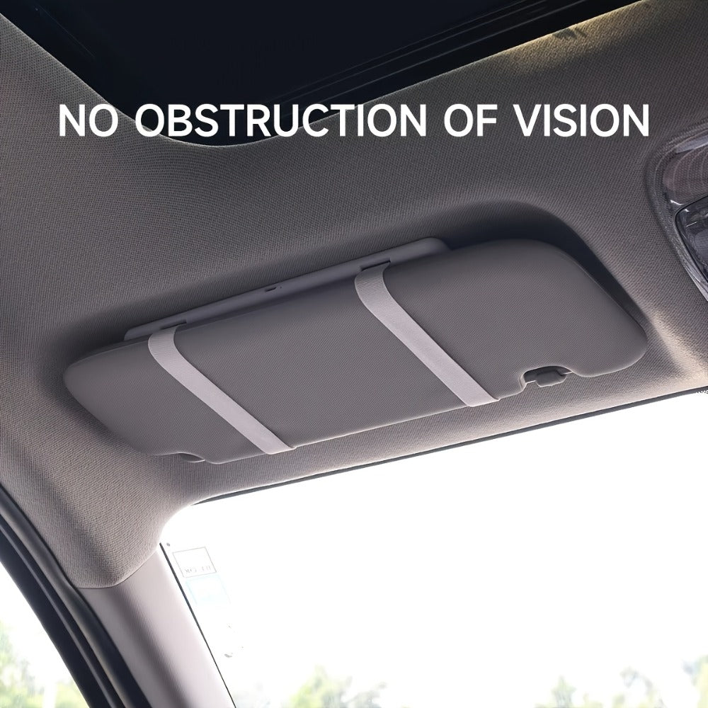 LED Car Visor Mirror Rechargeable – Ultra-Thin Vanity Mirror with 3 Light Modes (Daylight, Dashboard, Cockpit), Universal Fit for Cars, Trucks & SUVs, Gift for Women
