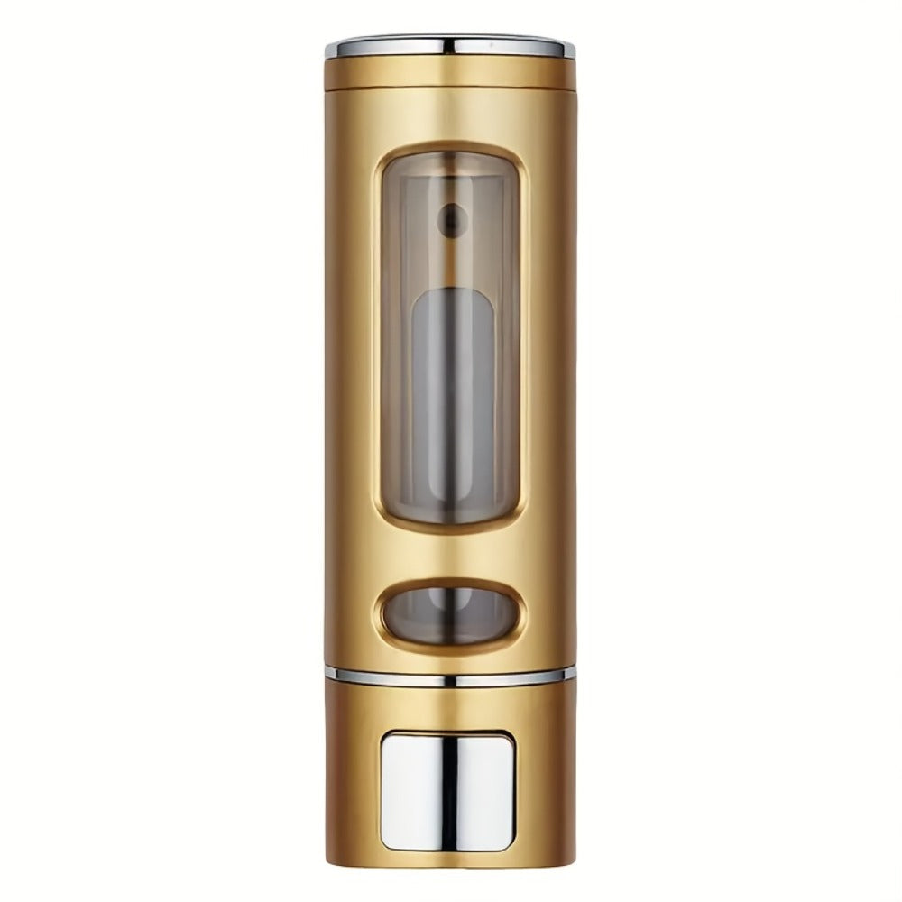 Wall-Mounted Soap Dispenser with 53 oz 1500 ml Source Capacity and Black, White or Golden Finish