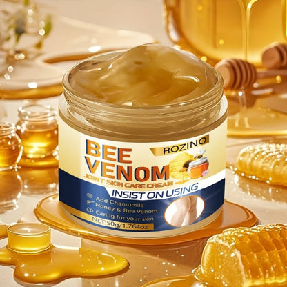 Body Cream ROZINO Bee Venom 50g Jars in a Five-Piece Set for External Knees Elbows Arms and Legs