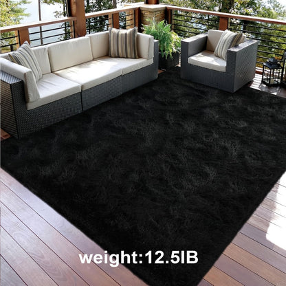 Fluffy Indoor Area Rug in Five Colors and Six Size Options for Living Room, Bedroom, Kitchen or Bathroom