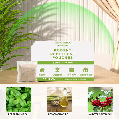 Mouse Repellent | Peppermint Pouches Car RV Garage Camper Indoor Outdoor