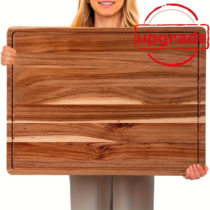 Cutting Board Bamboo-Look Juice-Groove Board with Five Size and Build Options for Prep or Serving