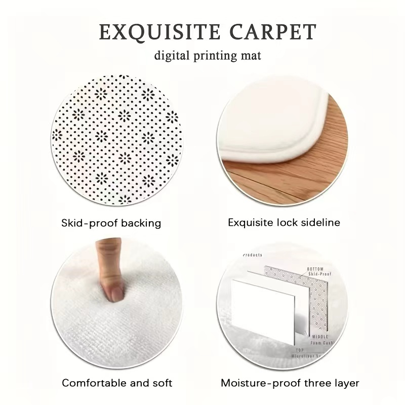 Anti-Slip Doormat Black Gold Lettering Check Energy Before Entry Non-Slip Rug 7mm Thick Indoor Floor Mat for Living Room Kitchen Bathroom Entryway