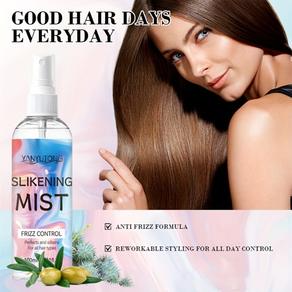 Perfumed Hair Mist Smoothing Spray 100ml — Heat Protection, Anti-Frizz, Moisturizing & Detangling Leave-In Formula | Long-Lasting