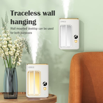 Desktop or Wall-Mount Essential Oil Diffuser with Transparent Chamber and One- or Three-Bottle Bundles