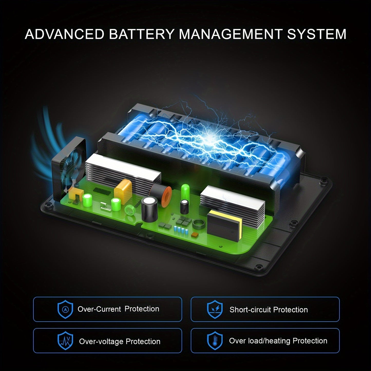 Portable Power Station 146Wh 200W with Two AC Outlets, Four USB Ports and Hard Carrying Case