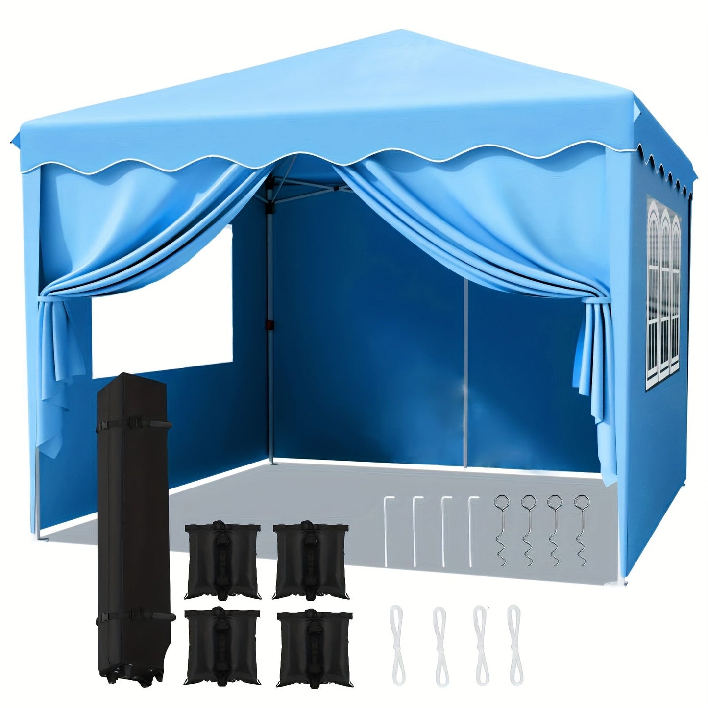 Pop Up Canopy Tent with Sidewalls | Outdoor Party Wedding Backyard
