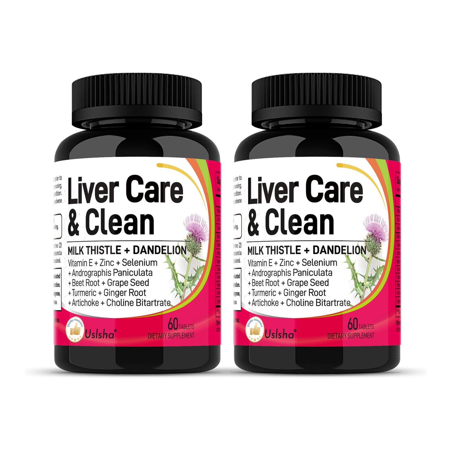 Milk Thistle Turmeric & Beetroot Liver Support Capsules — All-in-1 Super Formula for Liver Cleanse Detox & Antioxidant Defence for Women and Men | 60 Capsules 1 or 2 Bottle Options