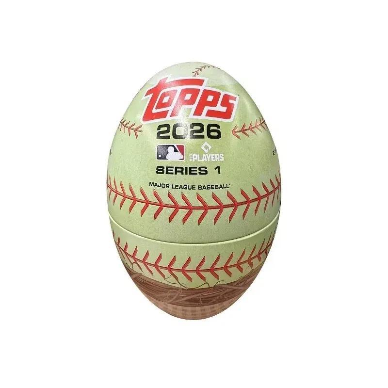 Sports Trading Cards, 2026 Topps Series 1 Baseball Holiday Egg Tin with 59-Card Package Configuration