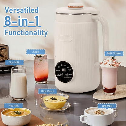 Nut Milk Maker Machine 27oz - Plant-Based Milk Blender One-Touch for Homemade Almond Oat Soy for Entryways, Bedrooms and Living Spaces