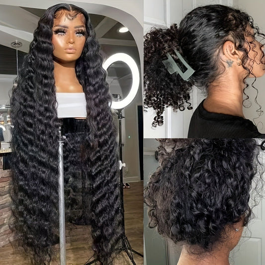 Synthetic Wig 13x4 Lace Front Loose Curly Wave, Glueless in 24- or 32-Inch Lengths for Parties