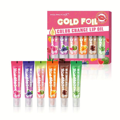 pH Color Changing Lip Balm Set 6pcs 6 Fragrances — Deep Moisturizing Brightening Glossy Tinted Lip Care, 0.51oz Each, Valentine's Day Birthday Holiday Beauty Gift Set for Women & Teens