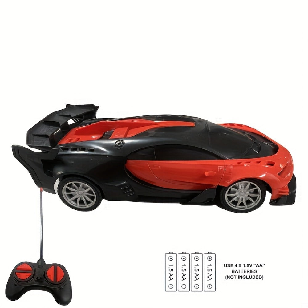 High-Speed Drift RC Car 1:24 Scale with LED Lights 4-Channel Simulation Model Remote Control Car for Kids Boys Girls