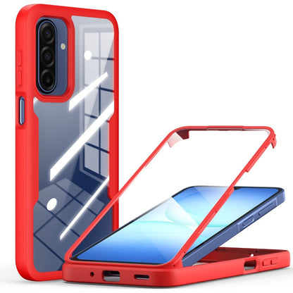 Rugged Samsung Galaxy A-Series Phone Case with Built-In Screen Cover in Four Colors and Six Model Options