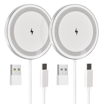 Magnetic Wireless Charging Pad Multi-Pack in White or Black with Two- or Three-Piece Checkout Options