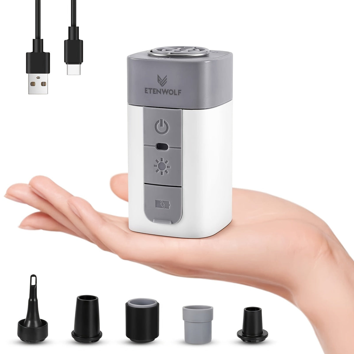 Portable Electric Air Pump 3200mAh – Inflate & Deflate Fast