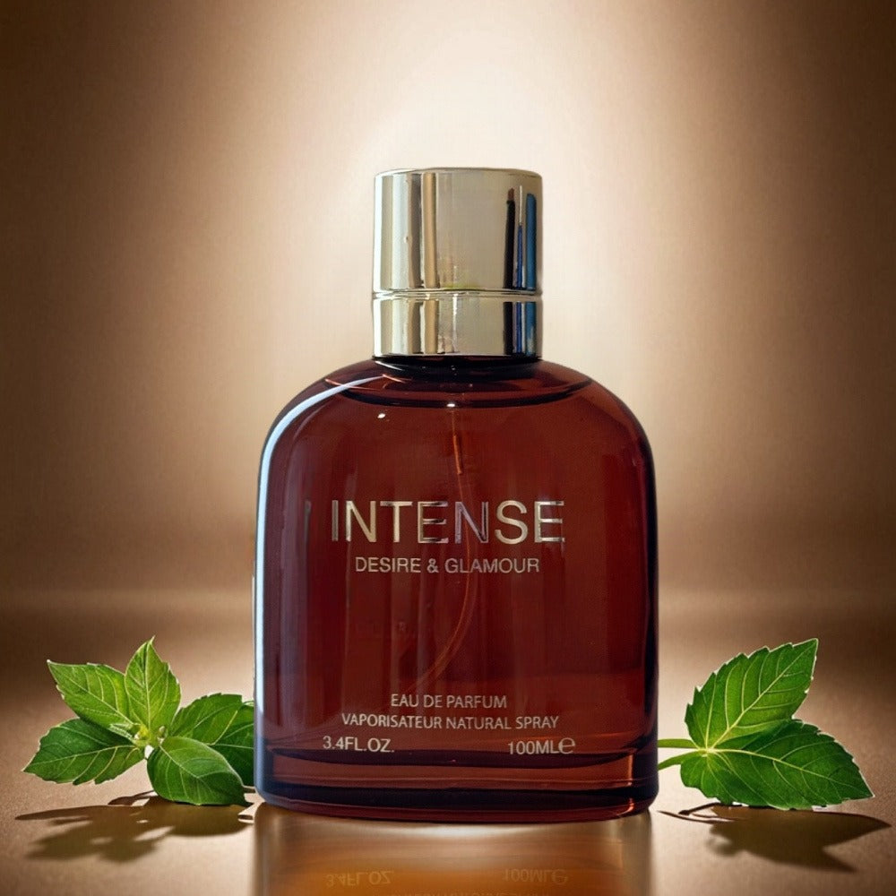 Men's Perfume Intenso Eau de Parfum 3.4 oz with Lavender, Basil and Fresh Aquatic Fougère Notes