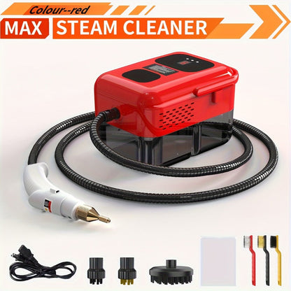 Handheld Steam Cleaner 2500W High Pressure for Home Kitchen Grease Sofa Air Conditioner Washing Machine Floor Tile Bathroom