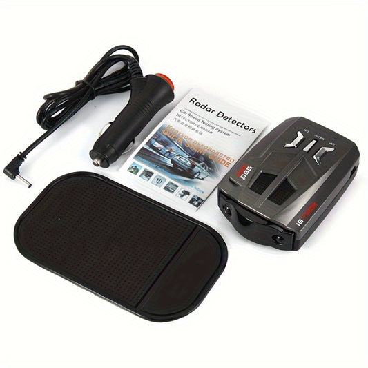 Radar Detector for Cars – Long Range Detection, Mute Memory, LED Display, City & Highway Mode, Speed Camera Alert Driving Aid for All Vehicles