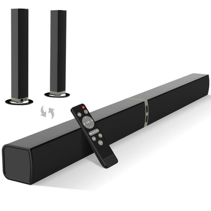 2-in-1 Separable TV Soundbar with Subwoofer – Surround Home Theater Sound Bar for Smart TV, ARC, Optical & AUX Connection, DSP Technology, Infrared Remote Control, Wireless Speaker System