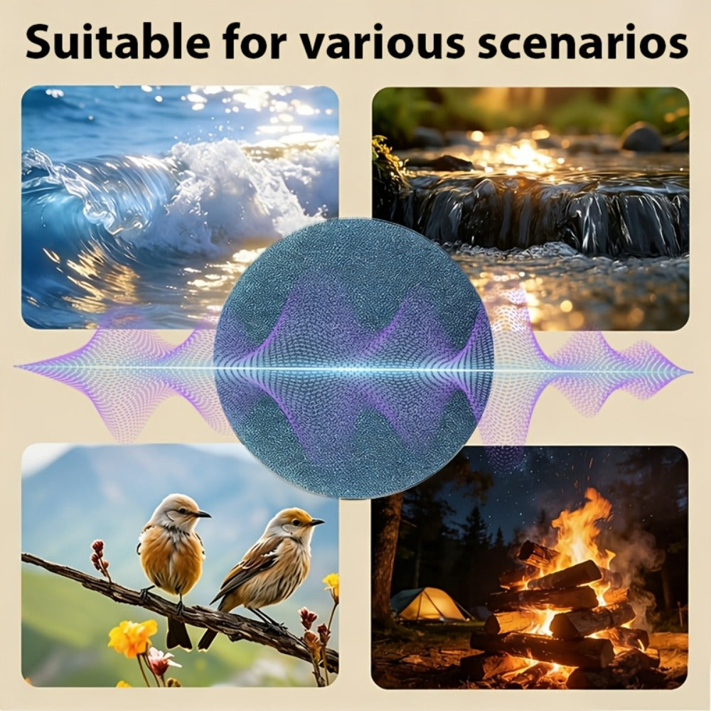 Bone Conduction Pillow Speaker Sleep Headphones Ultra-Thin 11mm Wireless Bluetooth White Noise Machine Bass Stereo TF Card Auto Shut-Off Timer for Side Sleepers Insomnia Relief Relaxation Gift