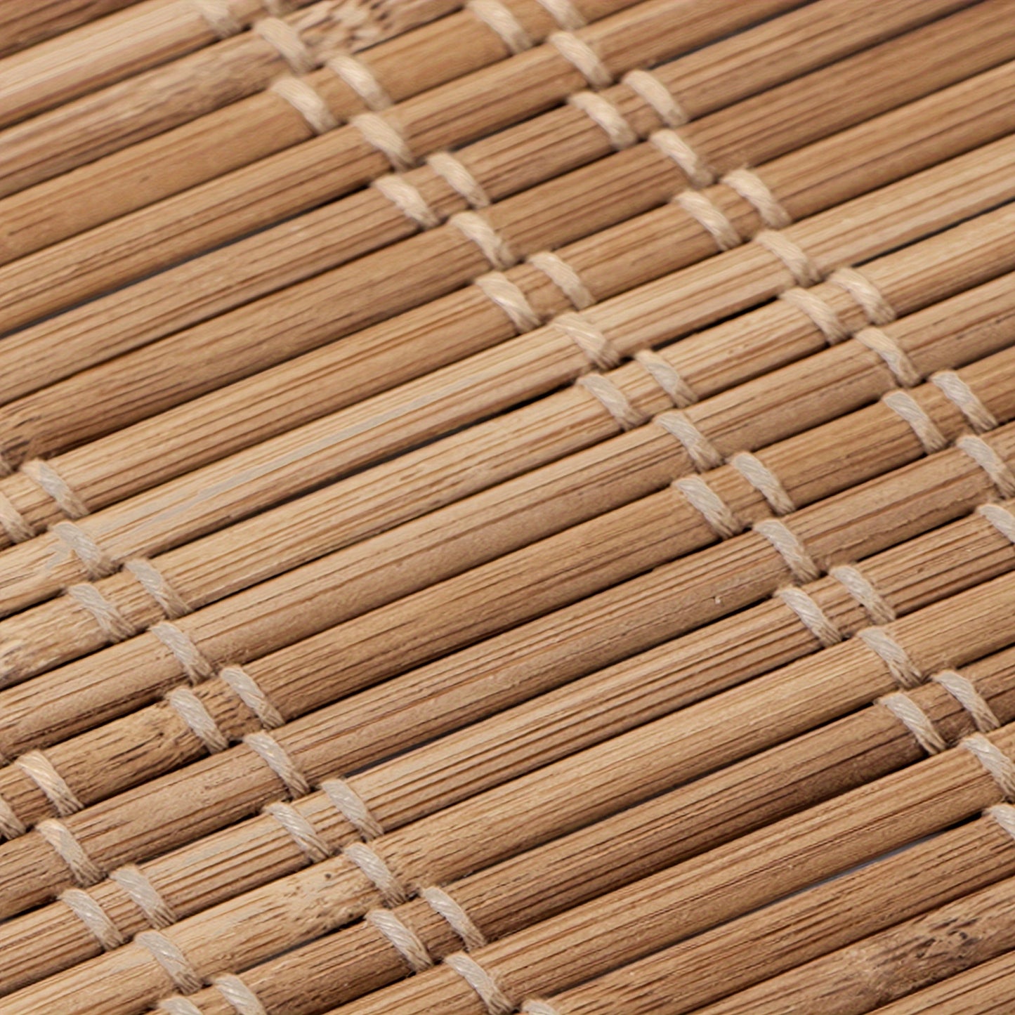 Woven Bamboo Roman Window Shade in Six Exact Color Names, 60-Inch Height and Widths from 23 to 48 Inches