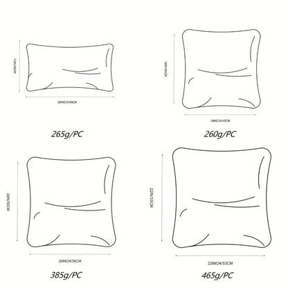 Pillow Insert Hypoallergenic High Elastic Fluffy Fill, Thick Sofa Cushion Filler Universal Replacement Inner Core for Throw Pillow Couch Cushion Decorative Pillow Multiple Sizes White