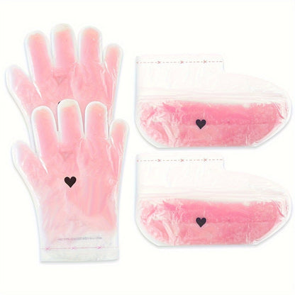 Paraffin Wax Hand & Foot Mask Deep Moisturizing Beauty Treatment – Smooth Soft Skin, Pink Grapefruit & Lavender Scents, Long-Lasting Stone Wax Formula, Home Spa Gift Set for Women